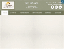 Tablet Screenshot of drpaulsergio.com